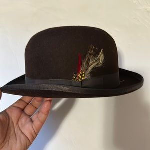 Vintage Capas design Derby 100% wool hat
